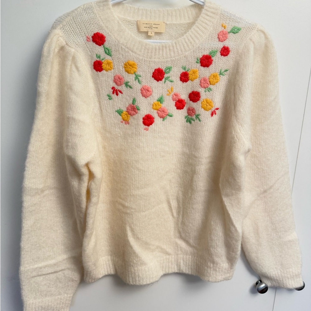 sezane ombline sweater size L - Picture 3 of 10